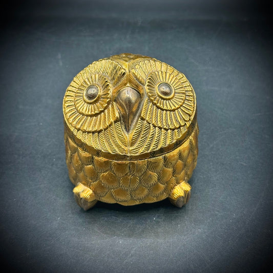 Vintage Linden MCM Owl Music Box - Made in Japan