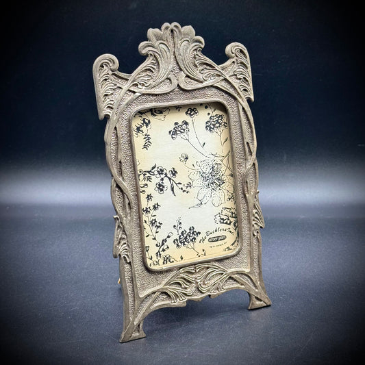 Vintage Silverplate Art Nouveau Frame From Bucklers on Fifth Avenue New York