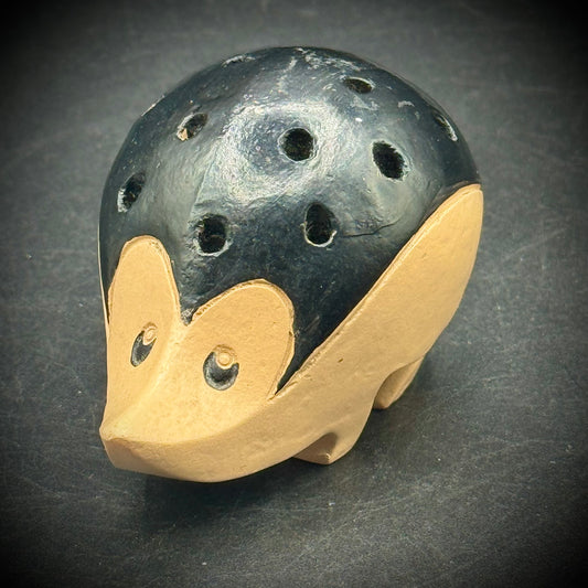 MCM Wood Hedgehog Toothpick Holder