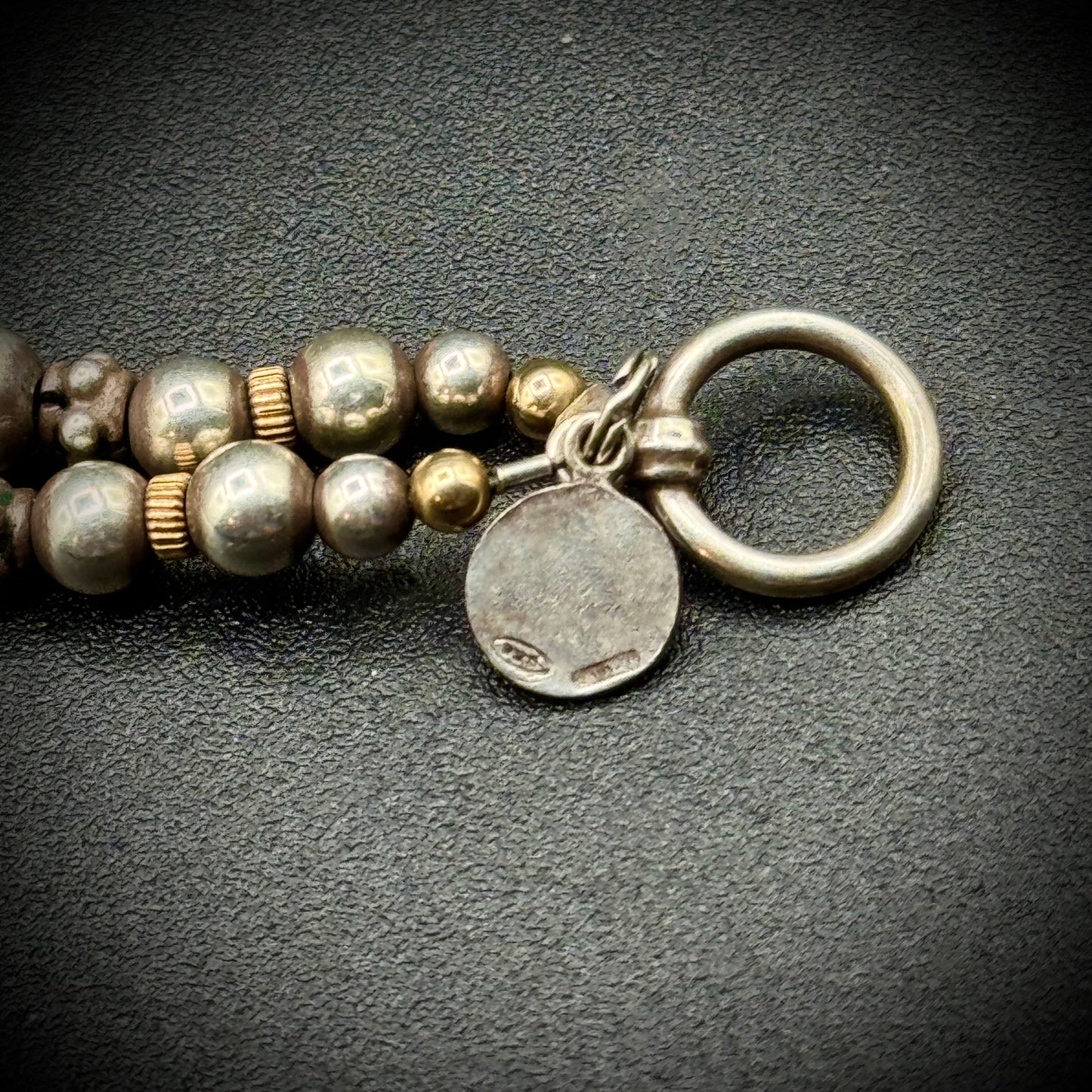 Sterling Silver "Soul Sisters" Double Strand Bracelet