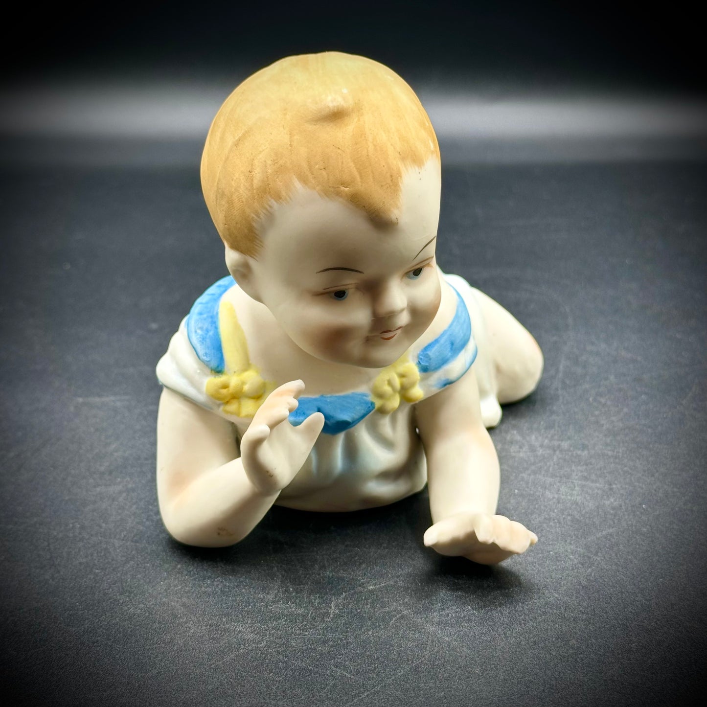 Vintage Porcelain Piano Baby