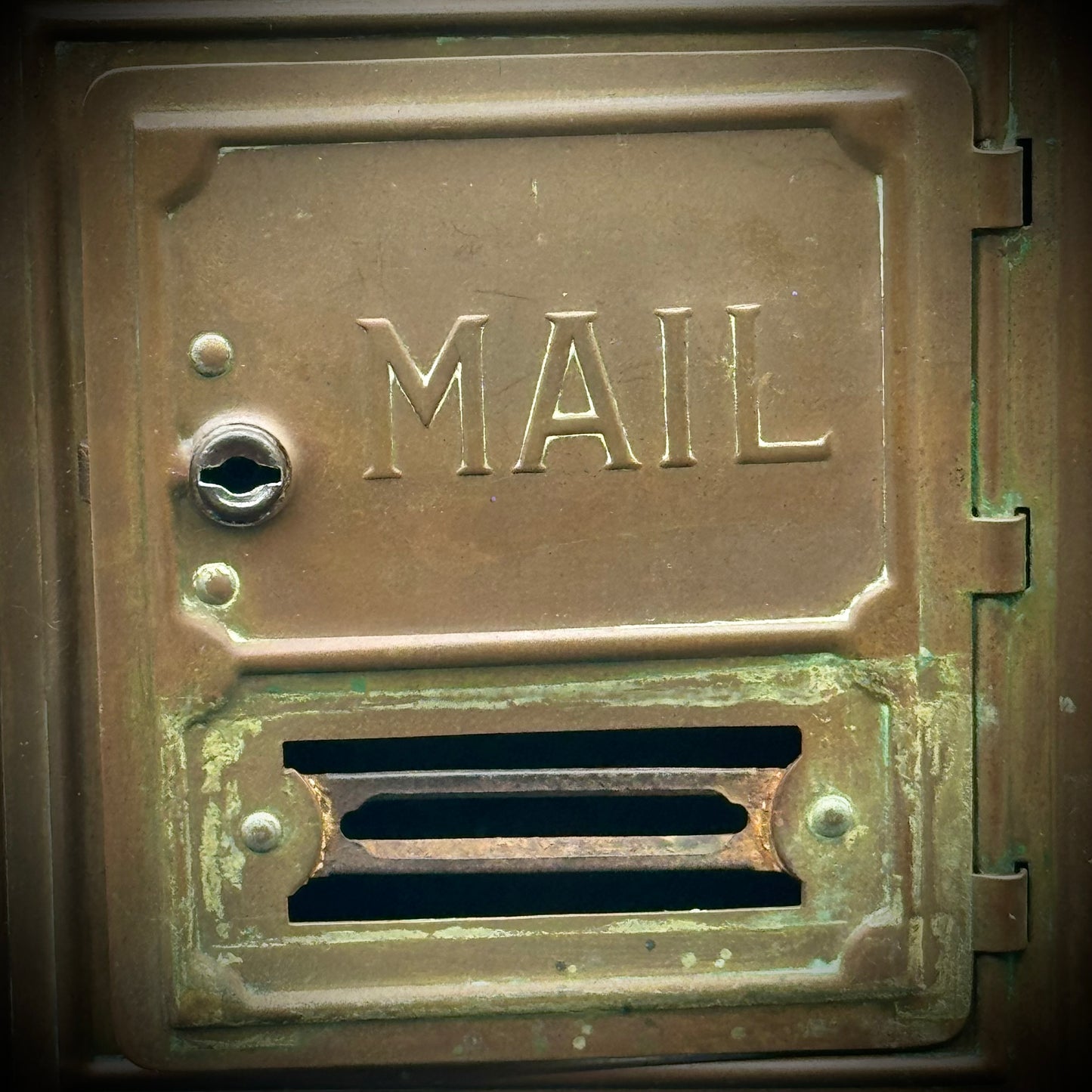 Antique 1920s - 1930s Corbin Style Mailbox - Made in USA