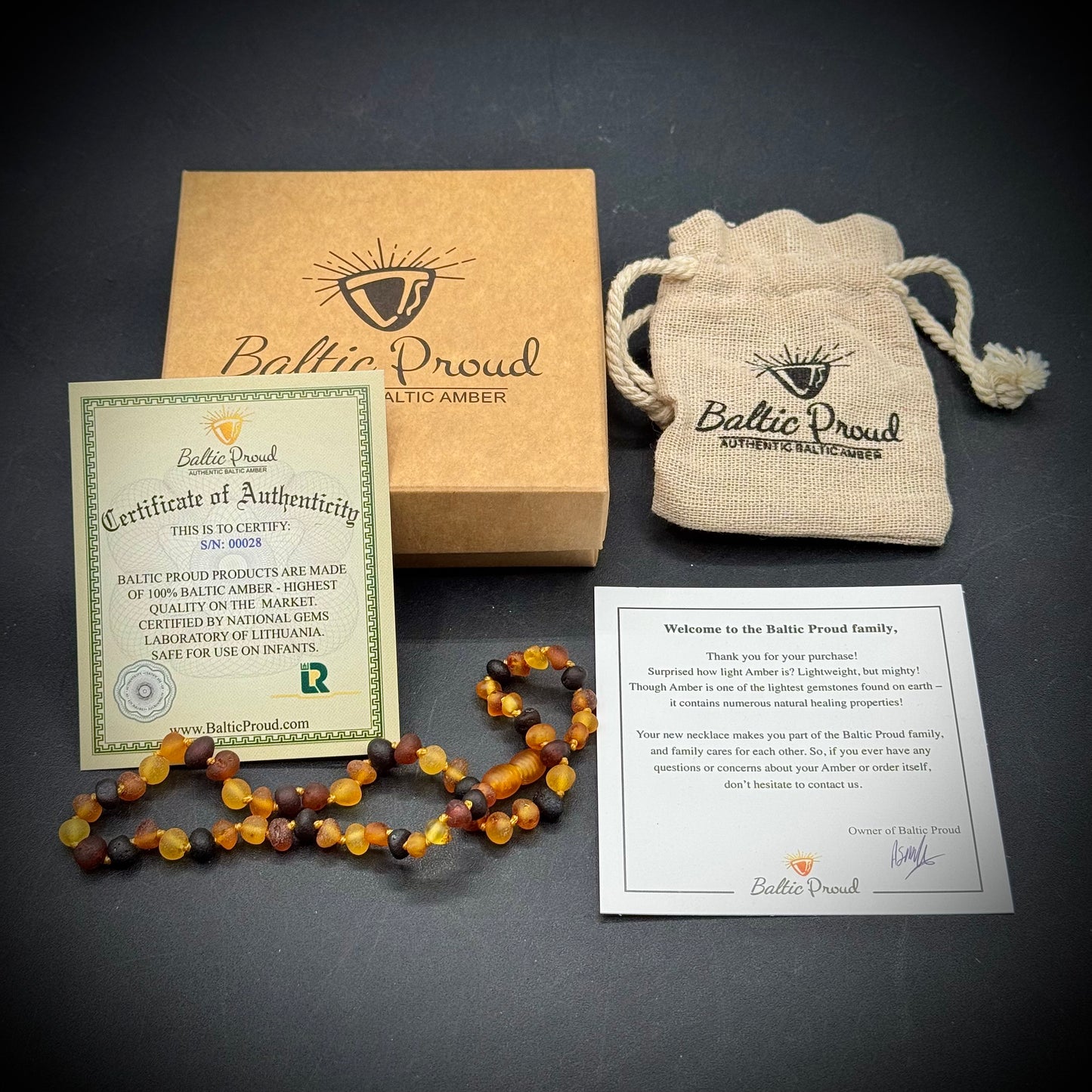 Baltic Amber Choker Necklace