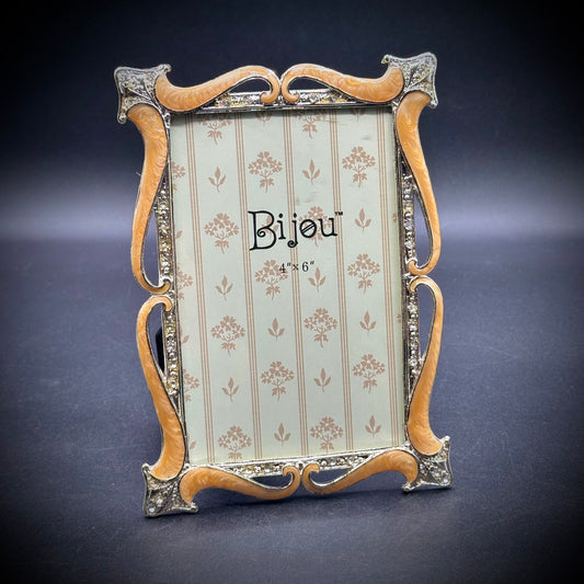 Bijou Designer Brand Crystal & Enamel Frame