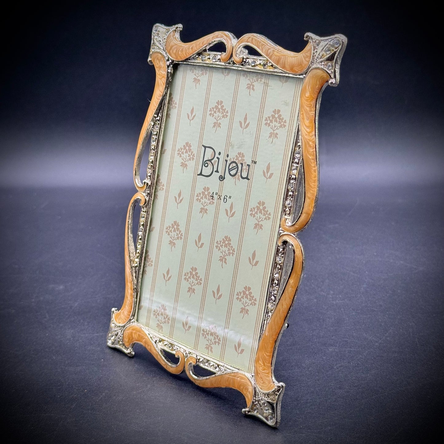 Bijou Designer Brand Crystal & Enamel Frame