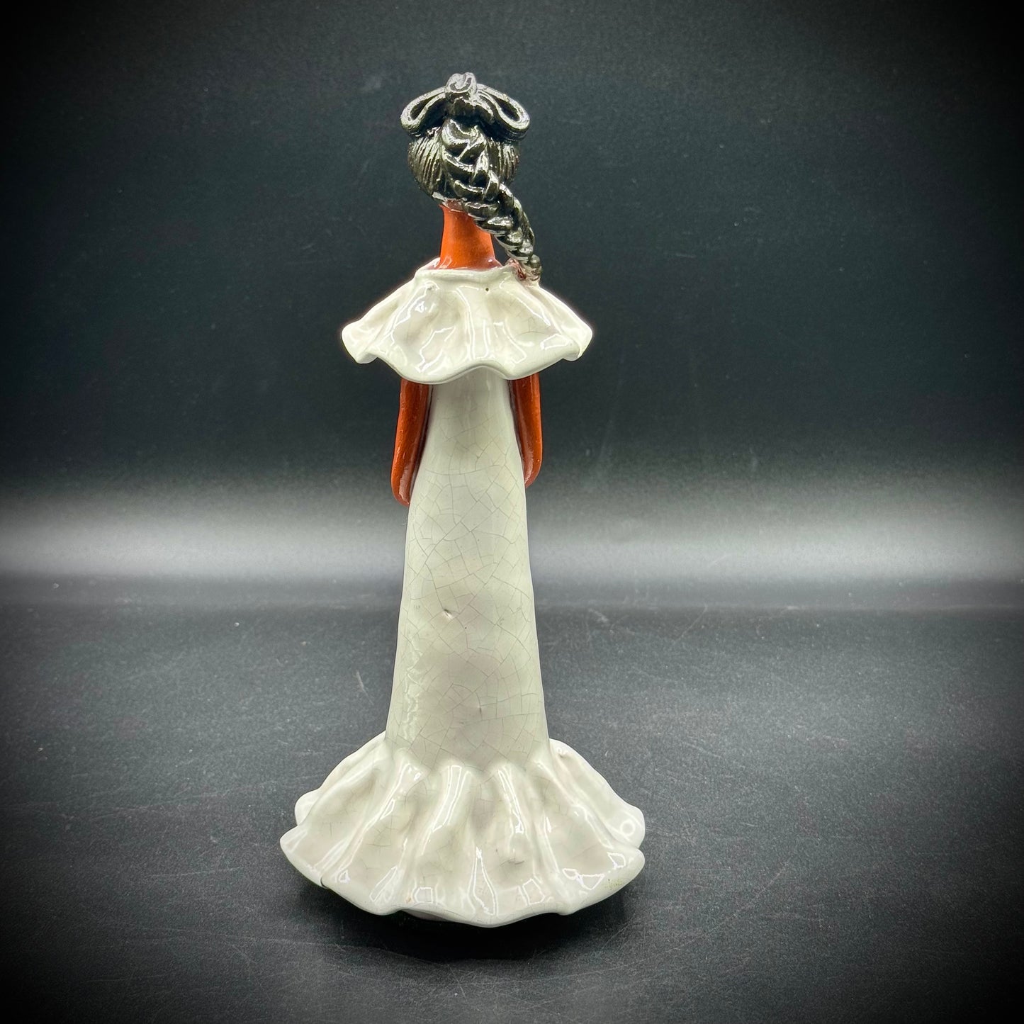 Artisan Made Dominican Terra Cotta Faceless Doll Ceramic Figurine