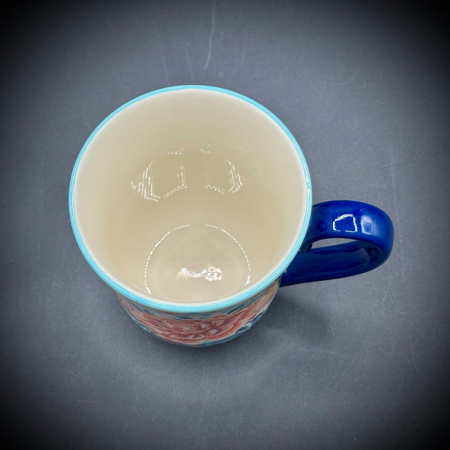New with Label Pioneer Woman White & Blue Flower Mug