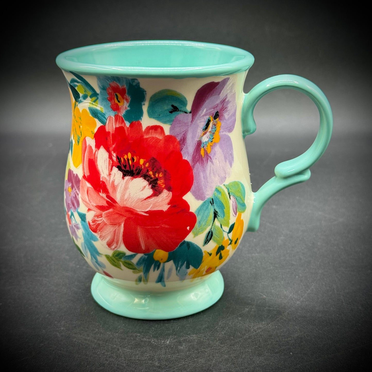 New with Label Pioneer Woman Light Blue Flower Mug