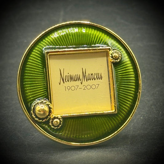 Jay Strongwater Neiman Marcus Small Frame #07 - Green Enamel with Gold Accents
