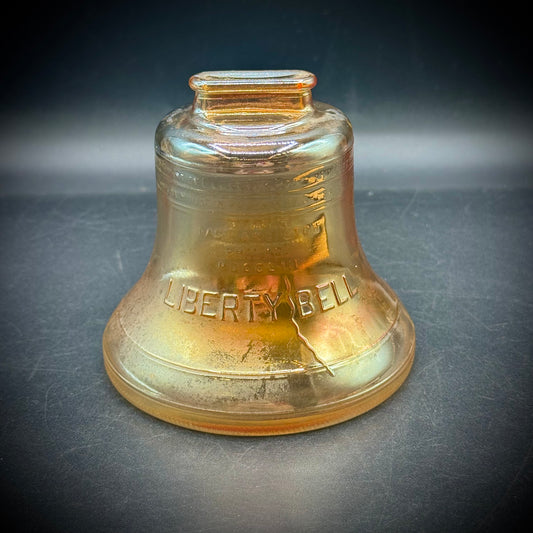 Vintage Carnival Glass Liberty Bell Bank