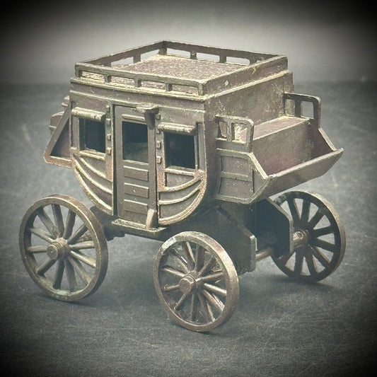 Vintage Metal Pencil Sharpener #01 - Stagecoach - Made in Hong Kong