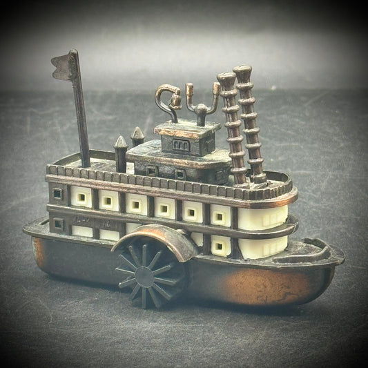 Vintage Metal Pencil Sharpener #02 - Mark Twain Riverboat