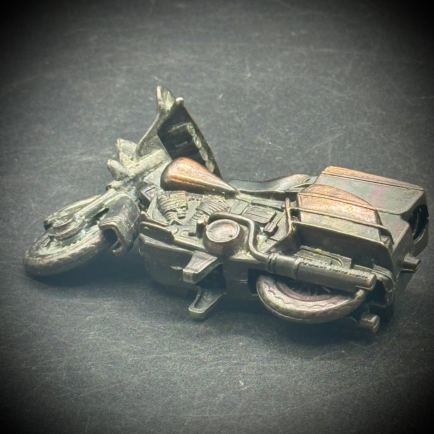 Vintage Metal Pencil Sharpener #03 - Motorcycle