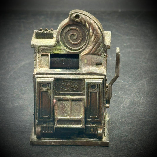 Vintage Metal Pencil Sharpener #06 - Slot Machine - Made in Spain