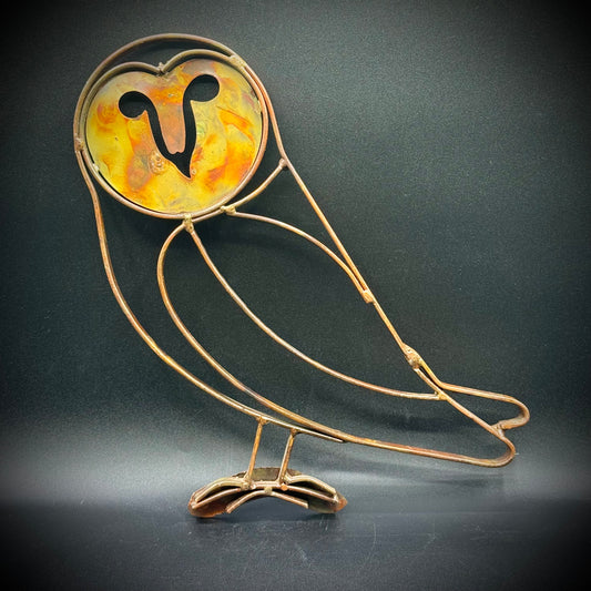 Metal Owl Hanging Decor - Made in India