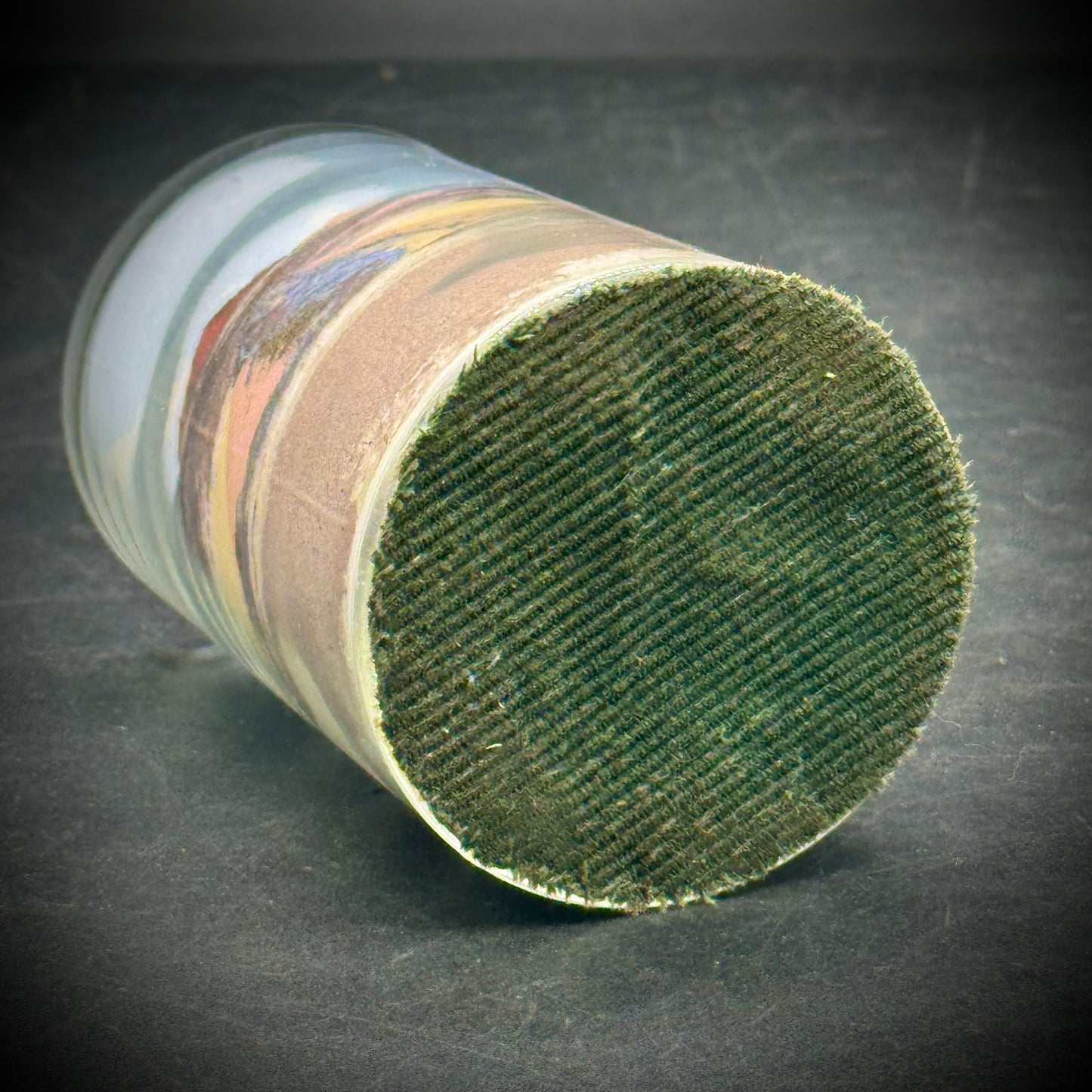 Cylinder Native American Southwest Sand Art Paperweight