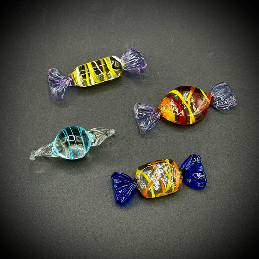 Vintage Collection of 4 Murano Glass Candies #01