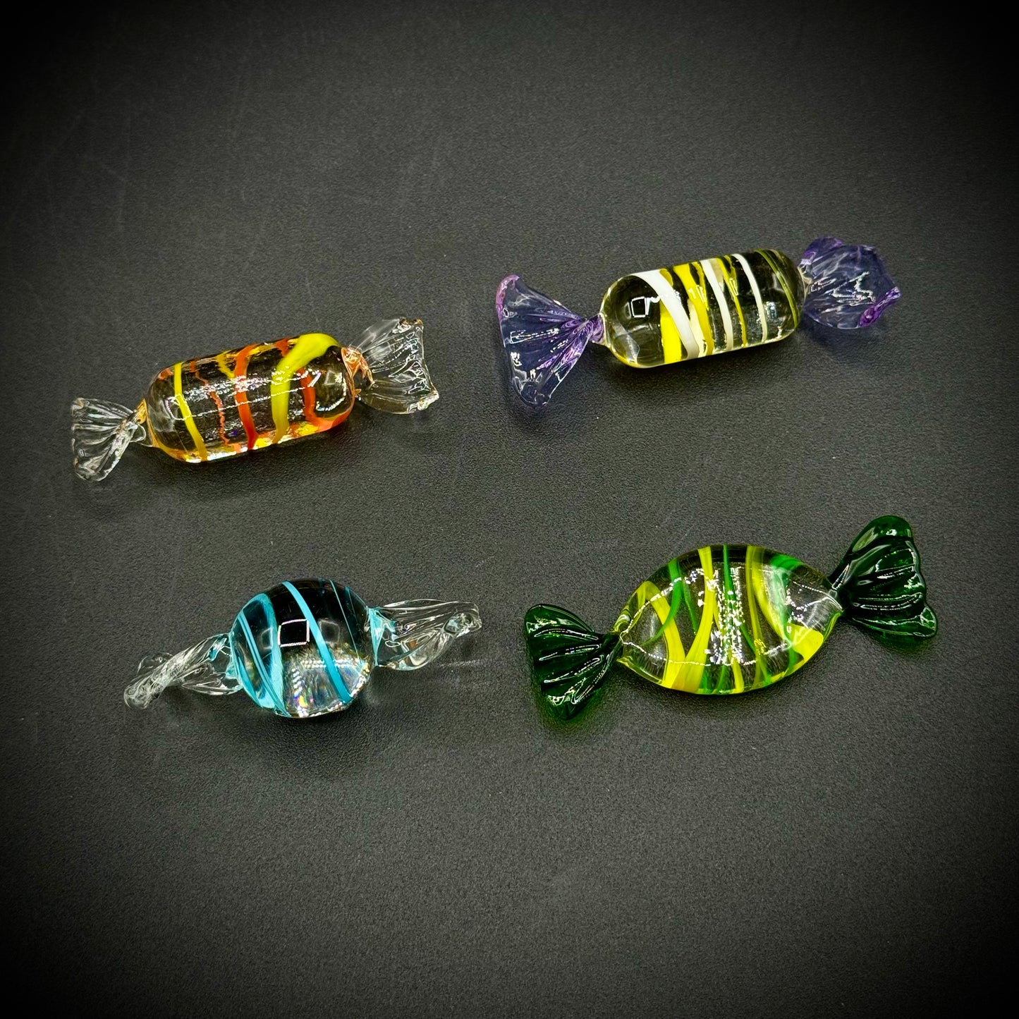 Vintage Collection of 4 Murano Glass Candies #02