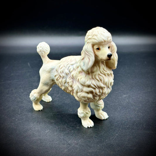 Vintage Porcelain Poodle Figurine