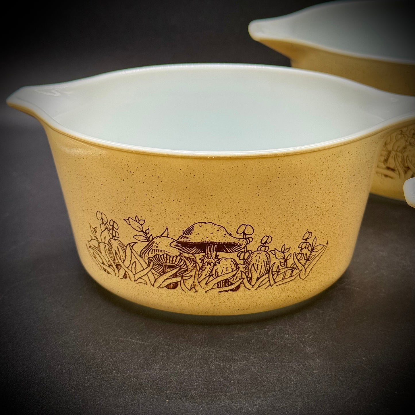 Set of 3 Vintage Pyrex "Forest Fancies" Casserole Dishes