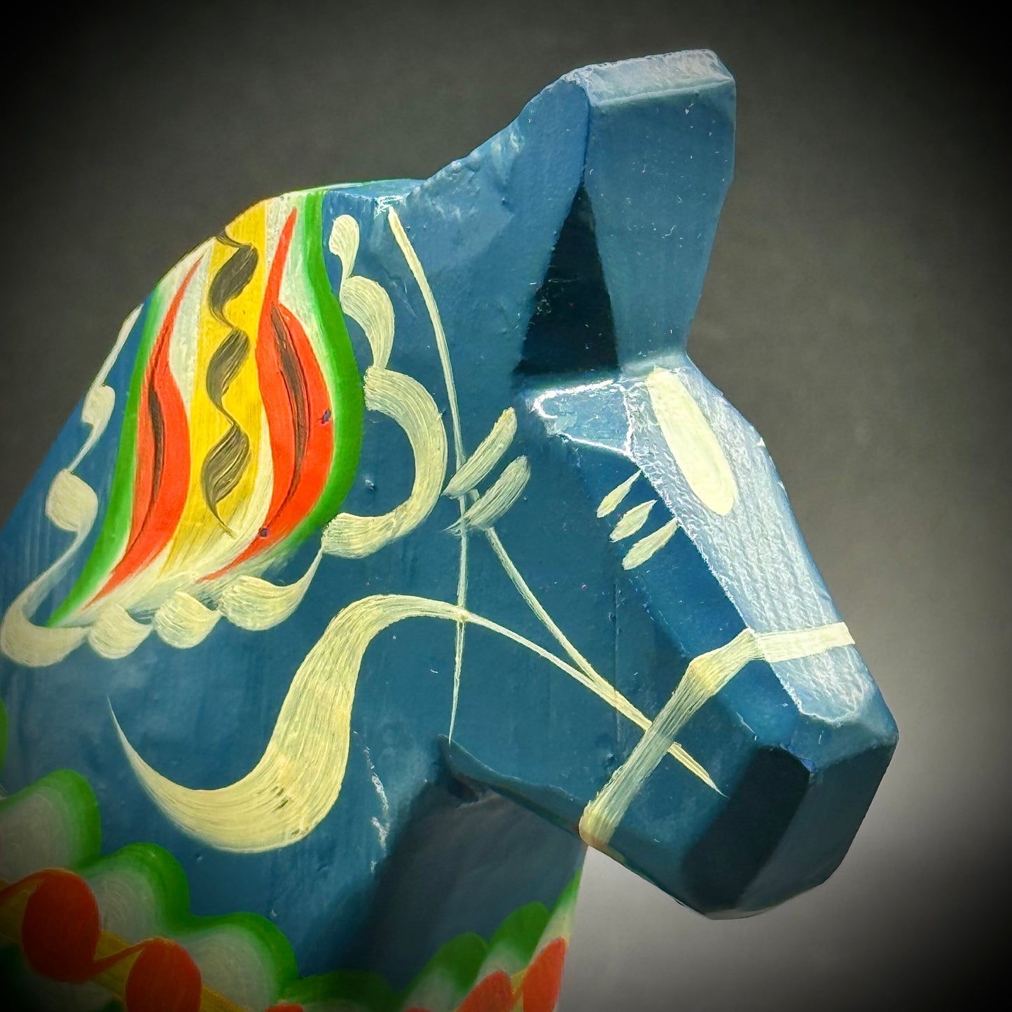 Fantastic Dala Horse Hand Painted in Sweden