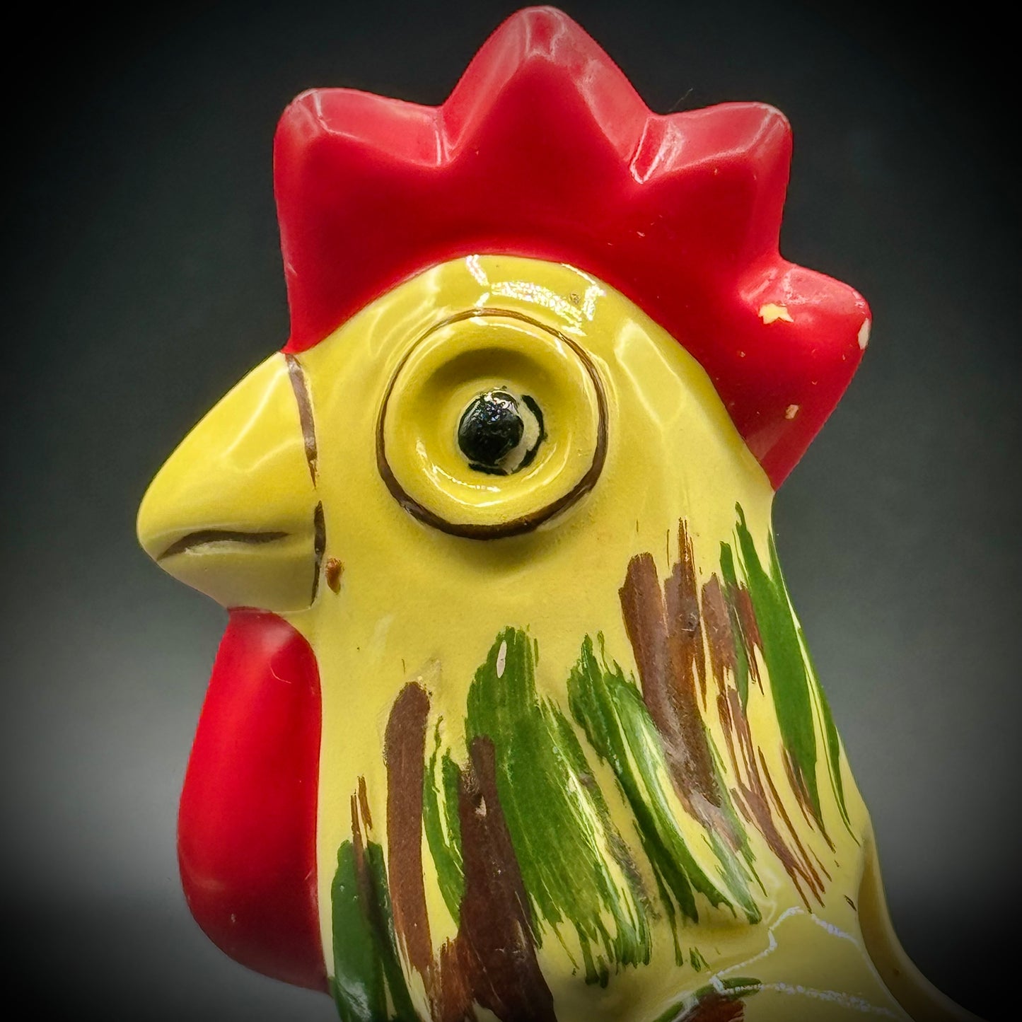 Vintage MCM 1960s Rooster/Chicken Wall Pocket