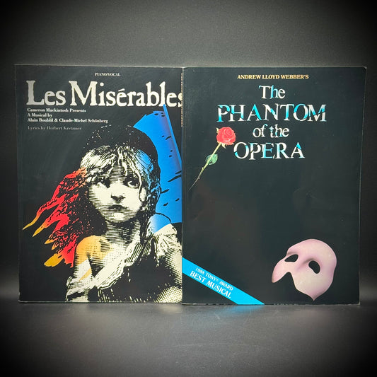 Pair of Classic Broadway Musical Piano/Vocal Music Books