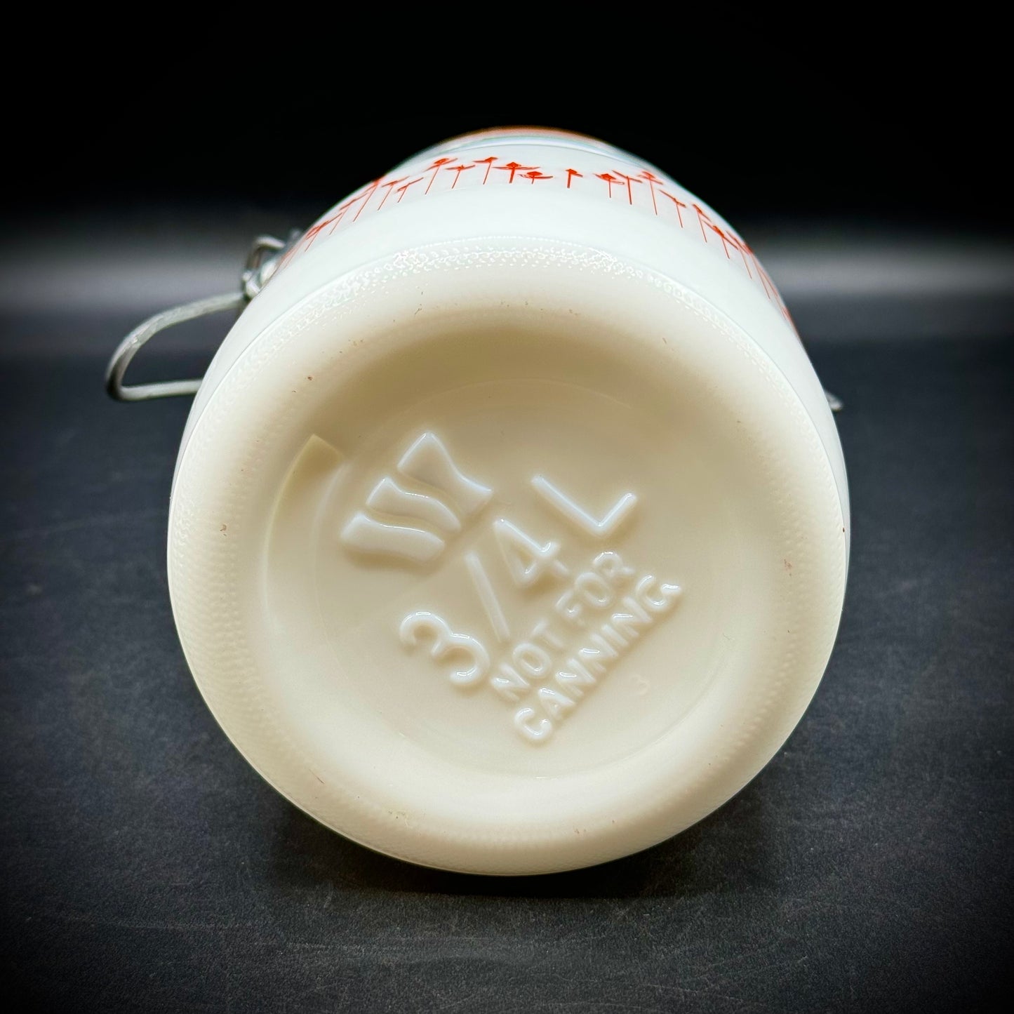 Vintage Wheaton Milk Glass Cannister