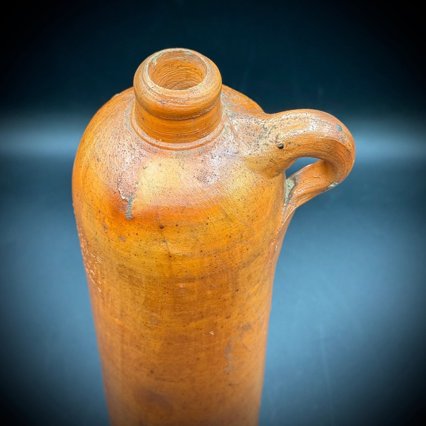 Antique 1890 Large Stoneware Bottle/Jug Levant & Co. Amsterdam