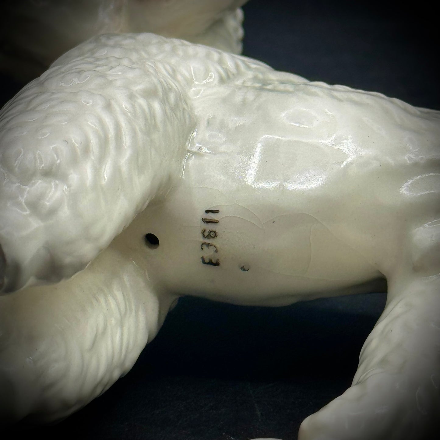 Vintage Lefton Poodle Figurine
