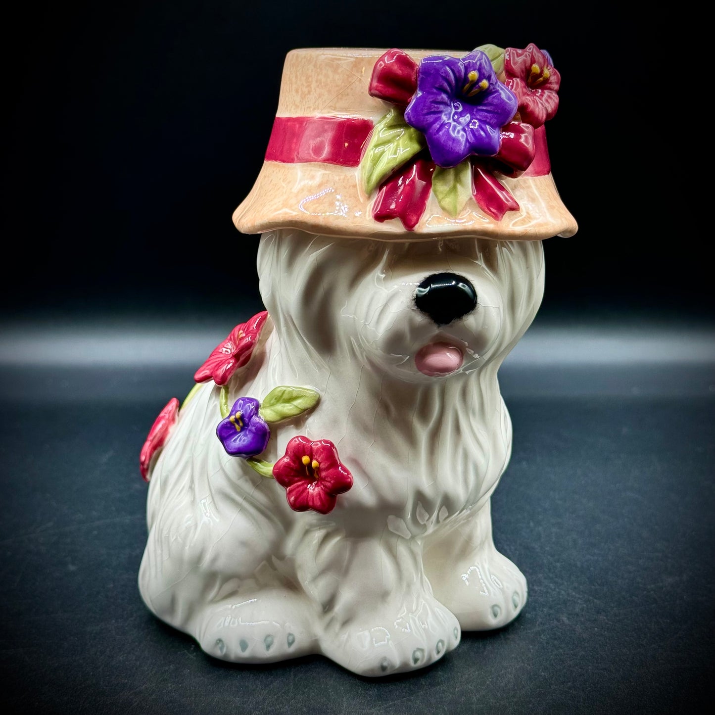 Vintage Merrymac Collection "Petunia Too" Porcelain Dog Figurine