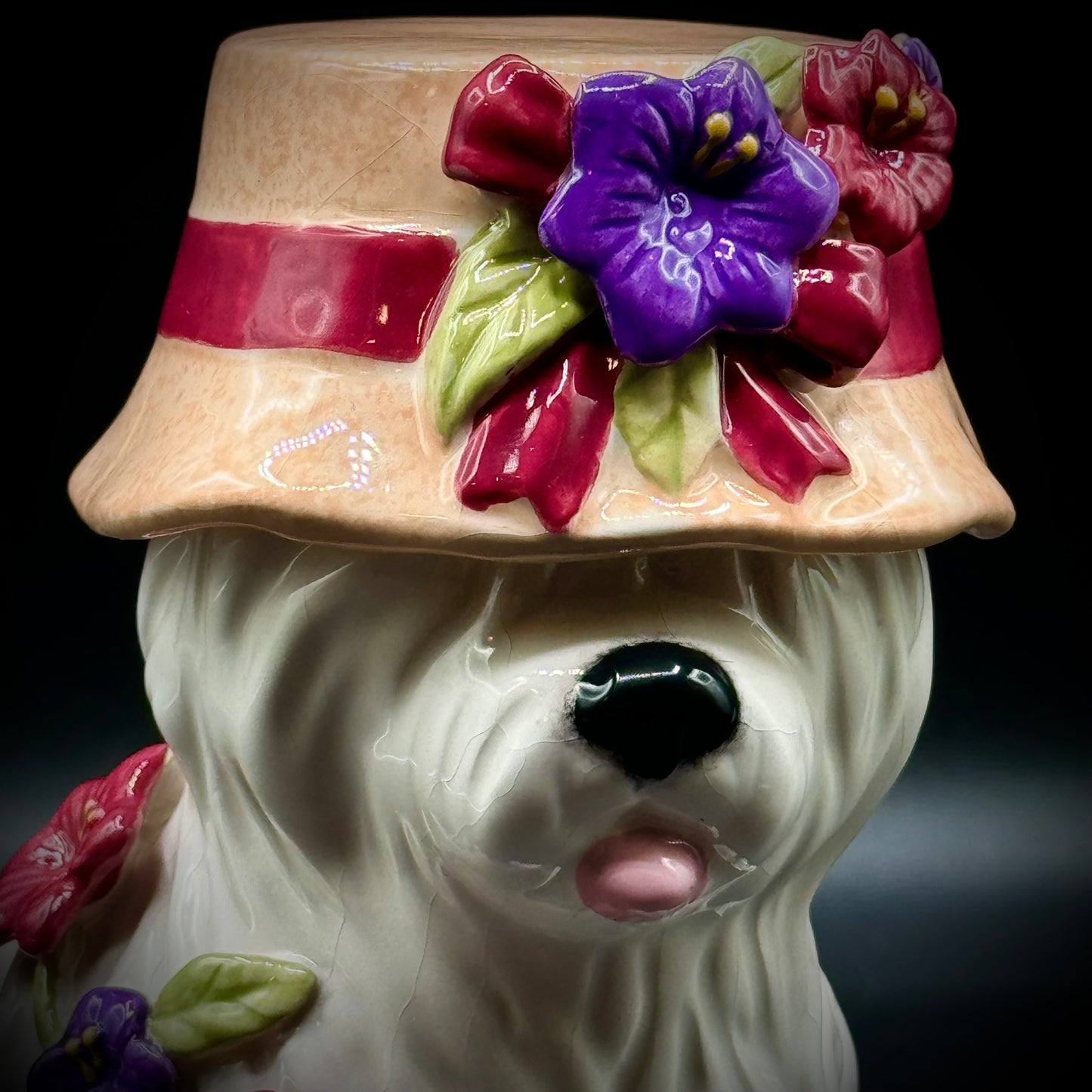 Vintage Merrymac Collection "Petunia Too" Porcelain Dog Figurine