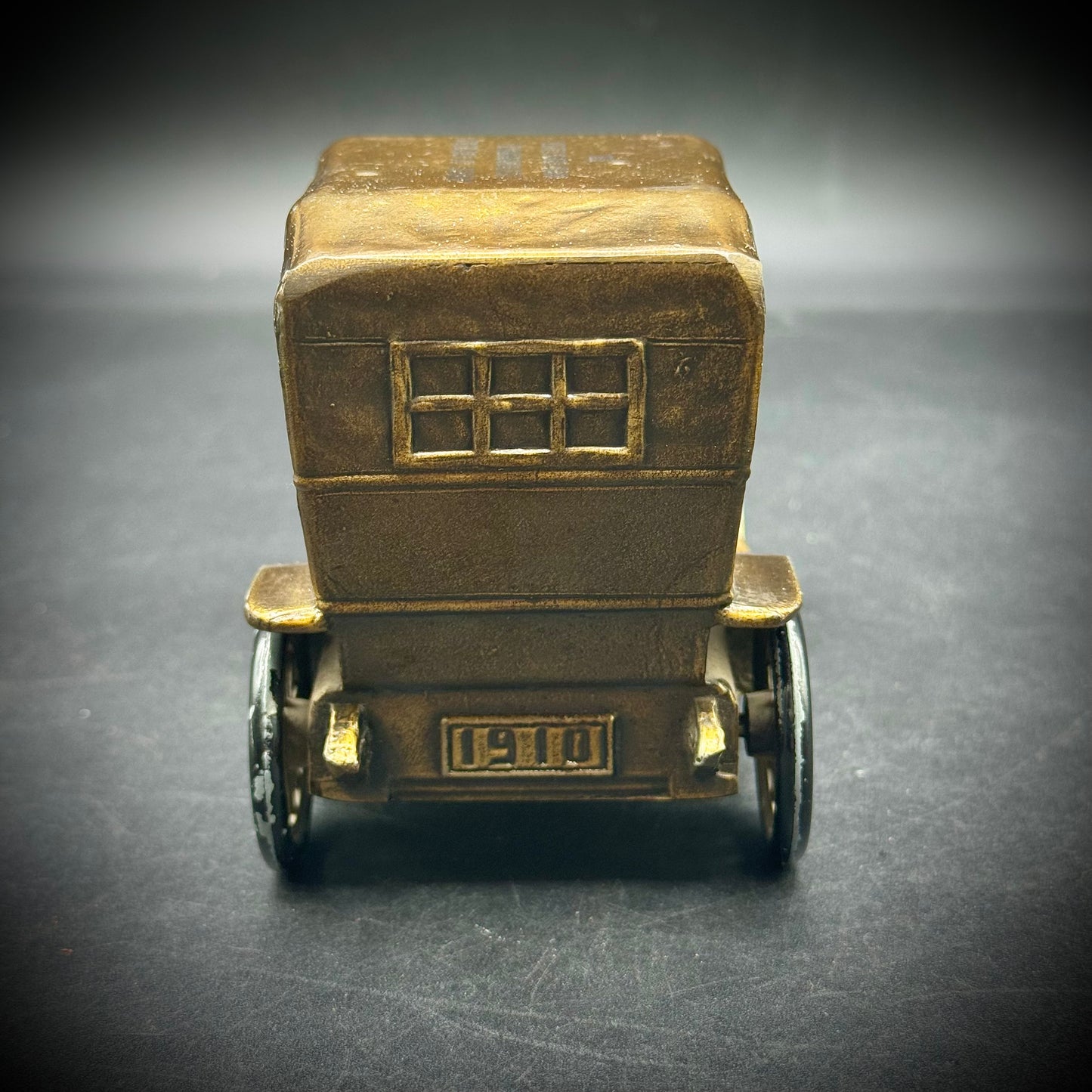 Antique Estes Park Stanley Steamer Metal Bank - Museum Quality Piece