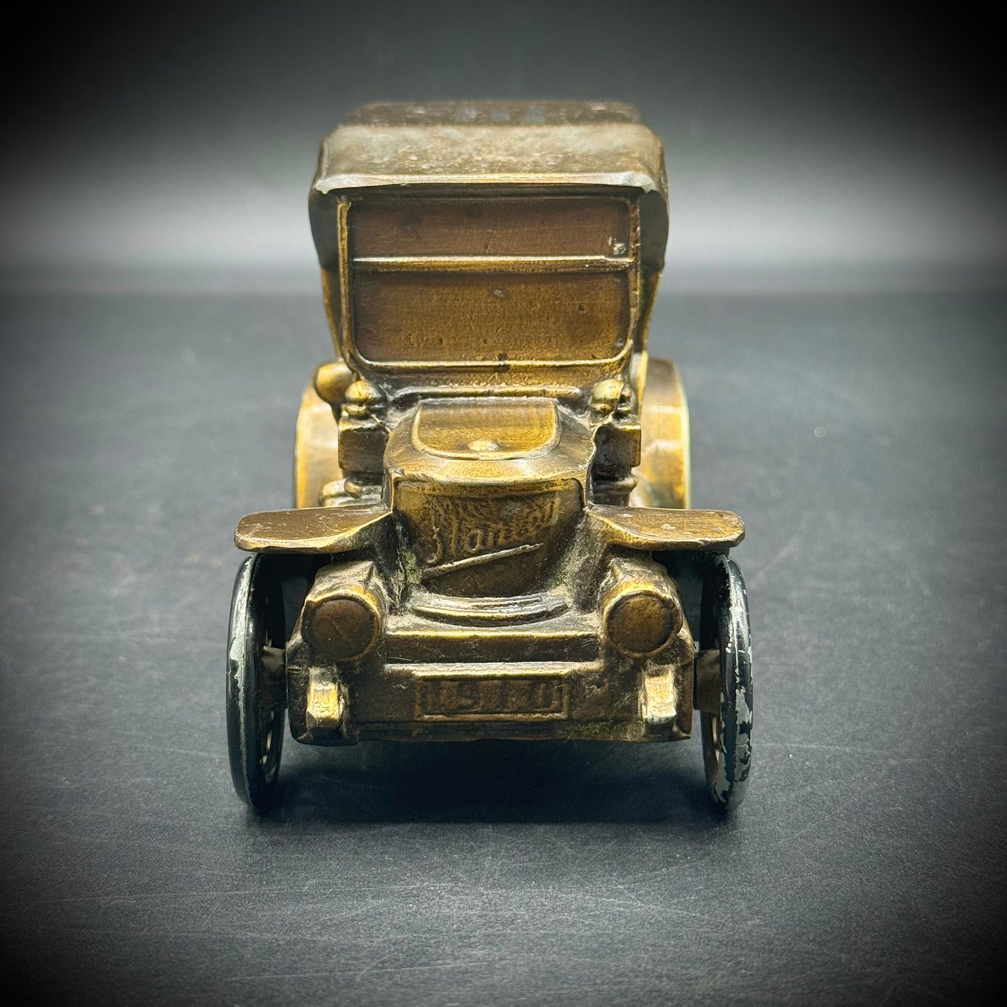 Antique Estes Park Stanley Steamer Metal Bank - Museum Quality Piece