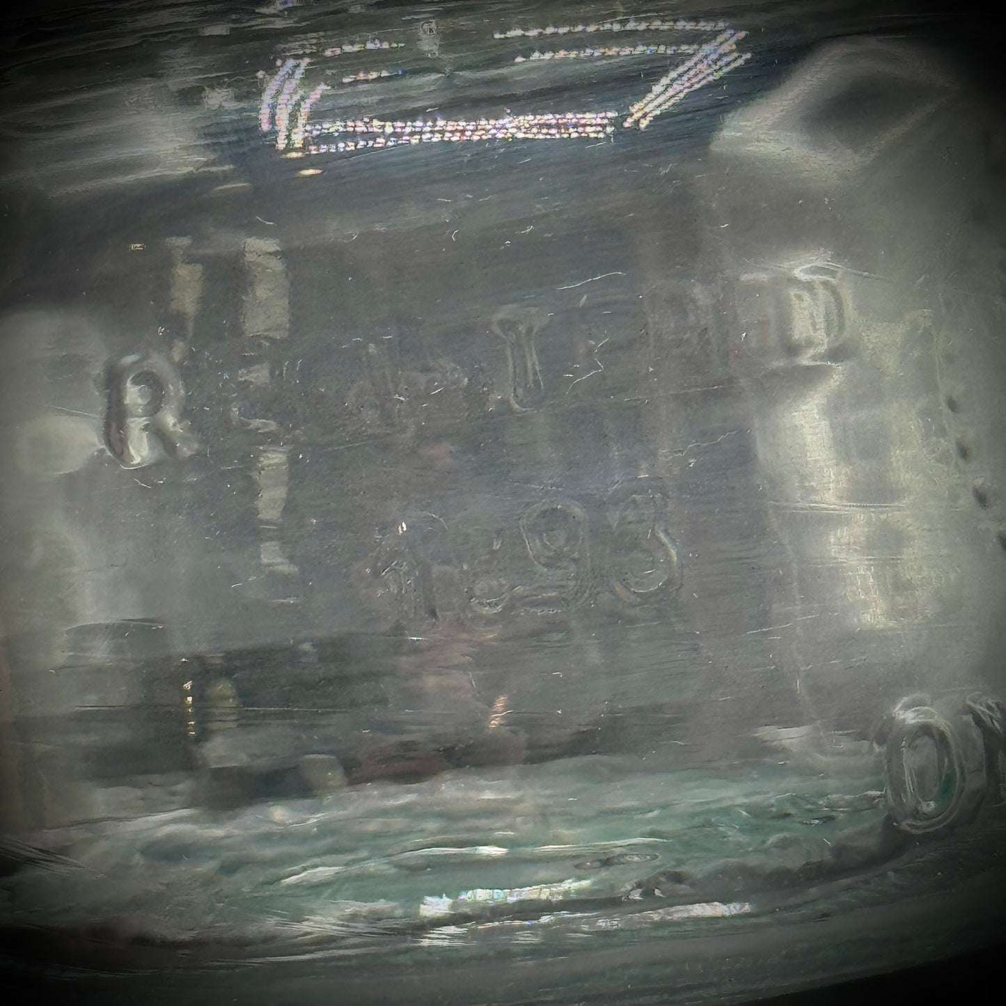 Vintage 1965 Glass Canister - Made in Italy