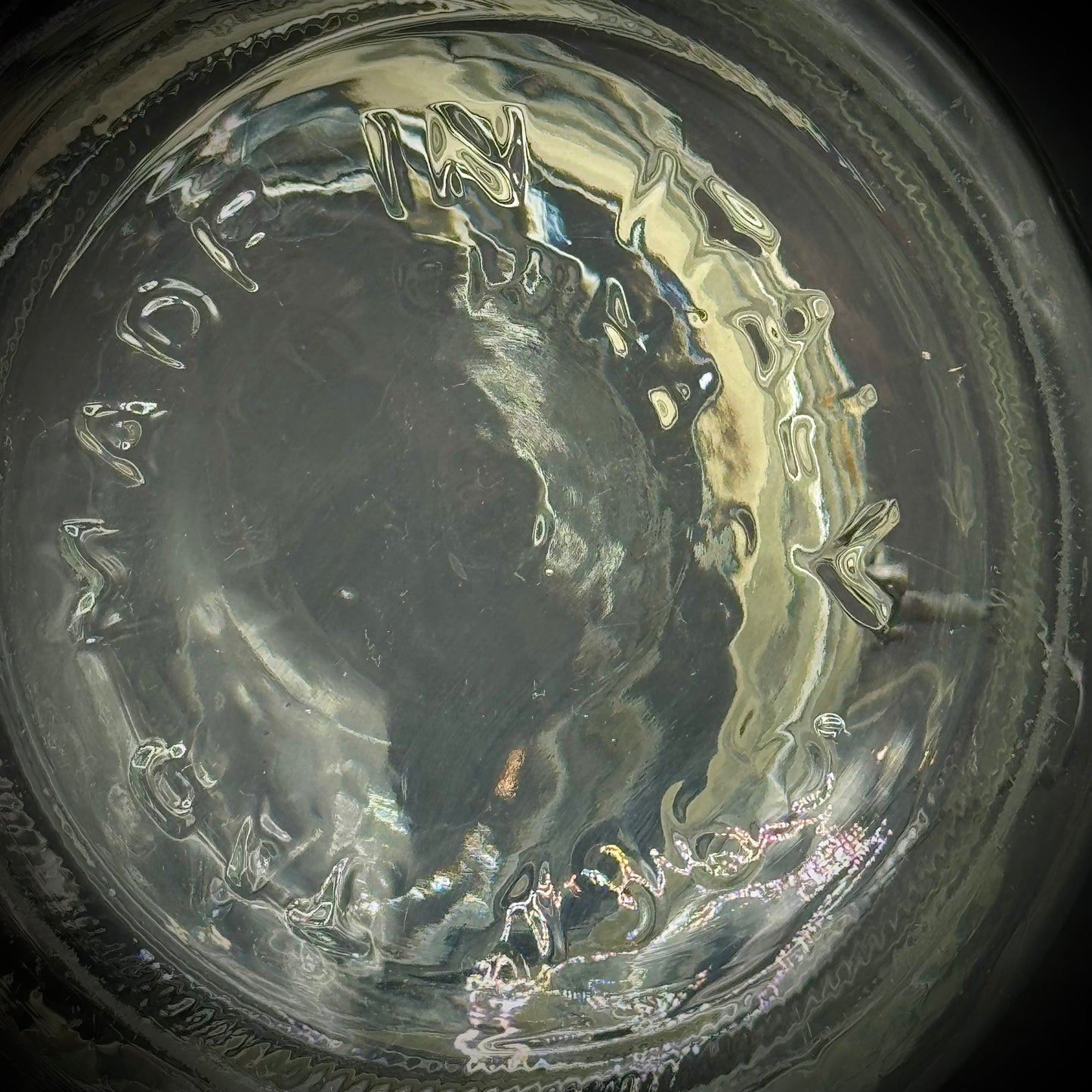 Vintage 1965 Glass Canister - Made in Italy