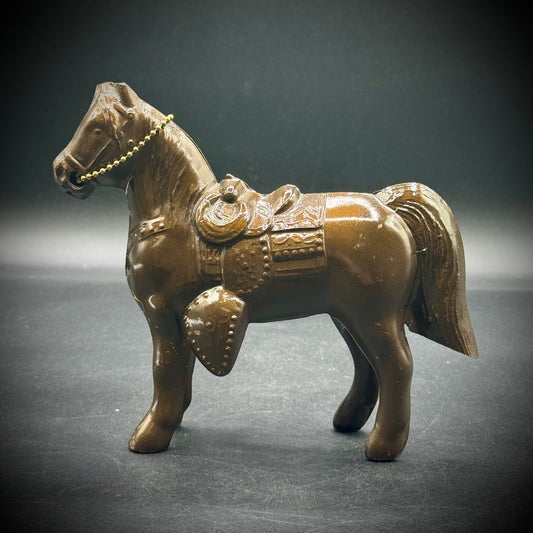 Vintage 1960s Bronze Carnival Prize Horse