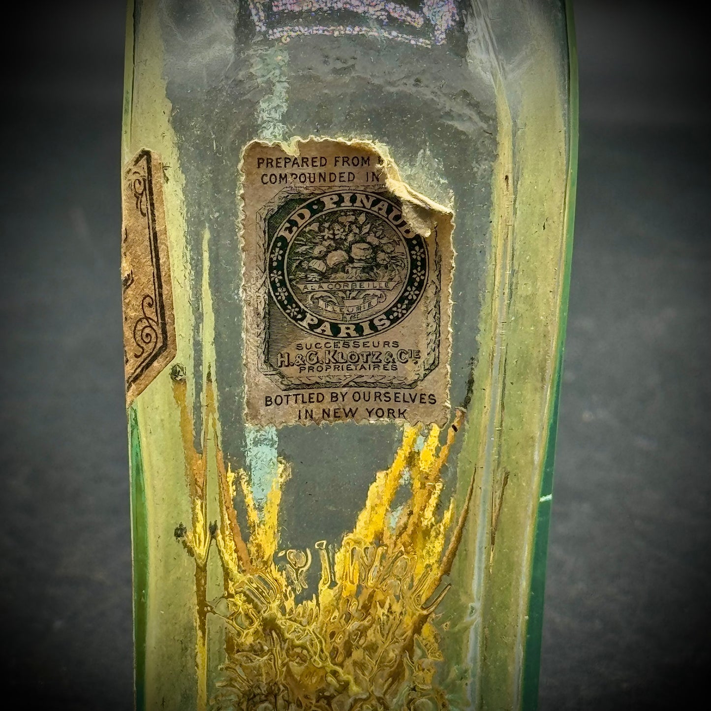 Antique French Perfume Bottle w/Original Labels