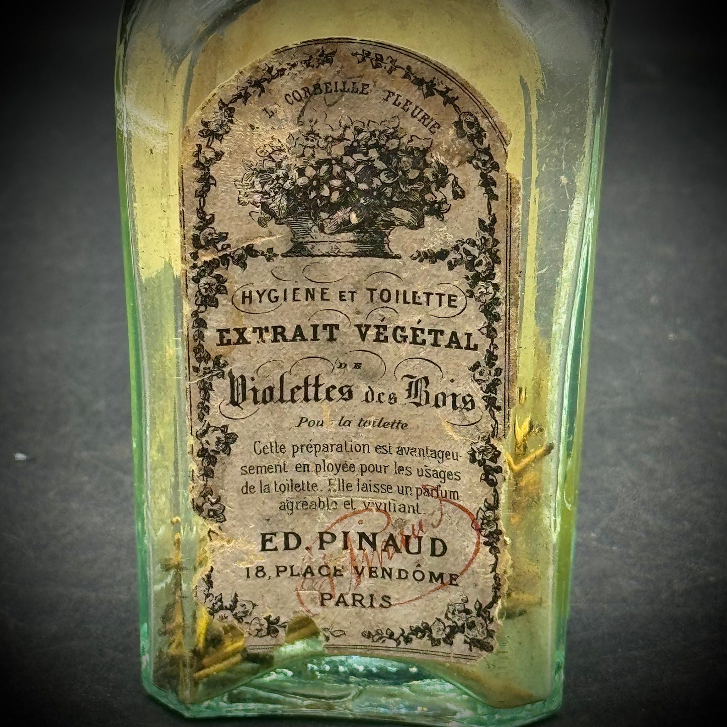 Antique French Perfume Bottle w/Original Labels