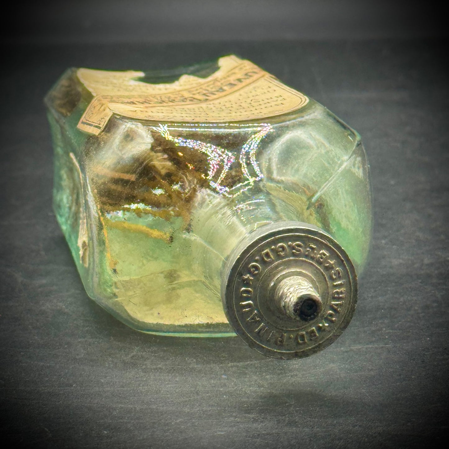 Antique French Perfume Bottle w/Original Labels