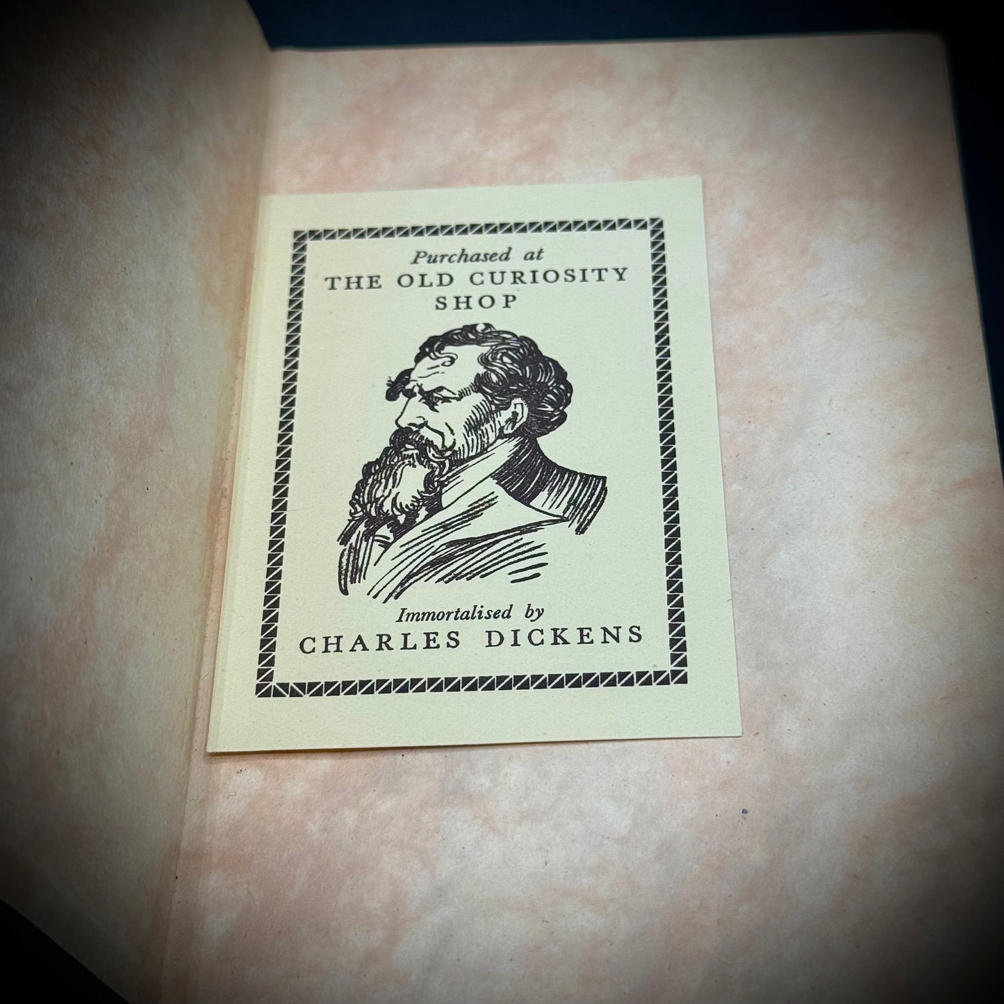 Vintage Charles Dickens' "Pickwick Paper" Book from The Old Curiosity Shop