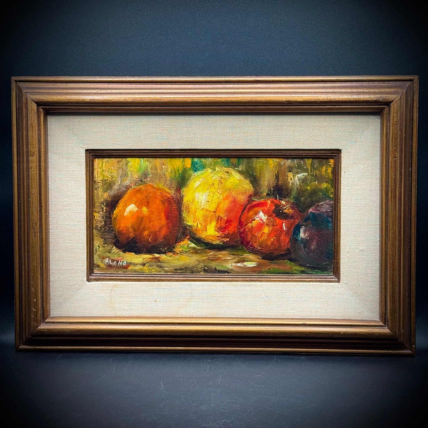 Vintage Original Still Life Oil Painting by Artist Eileen Aland