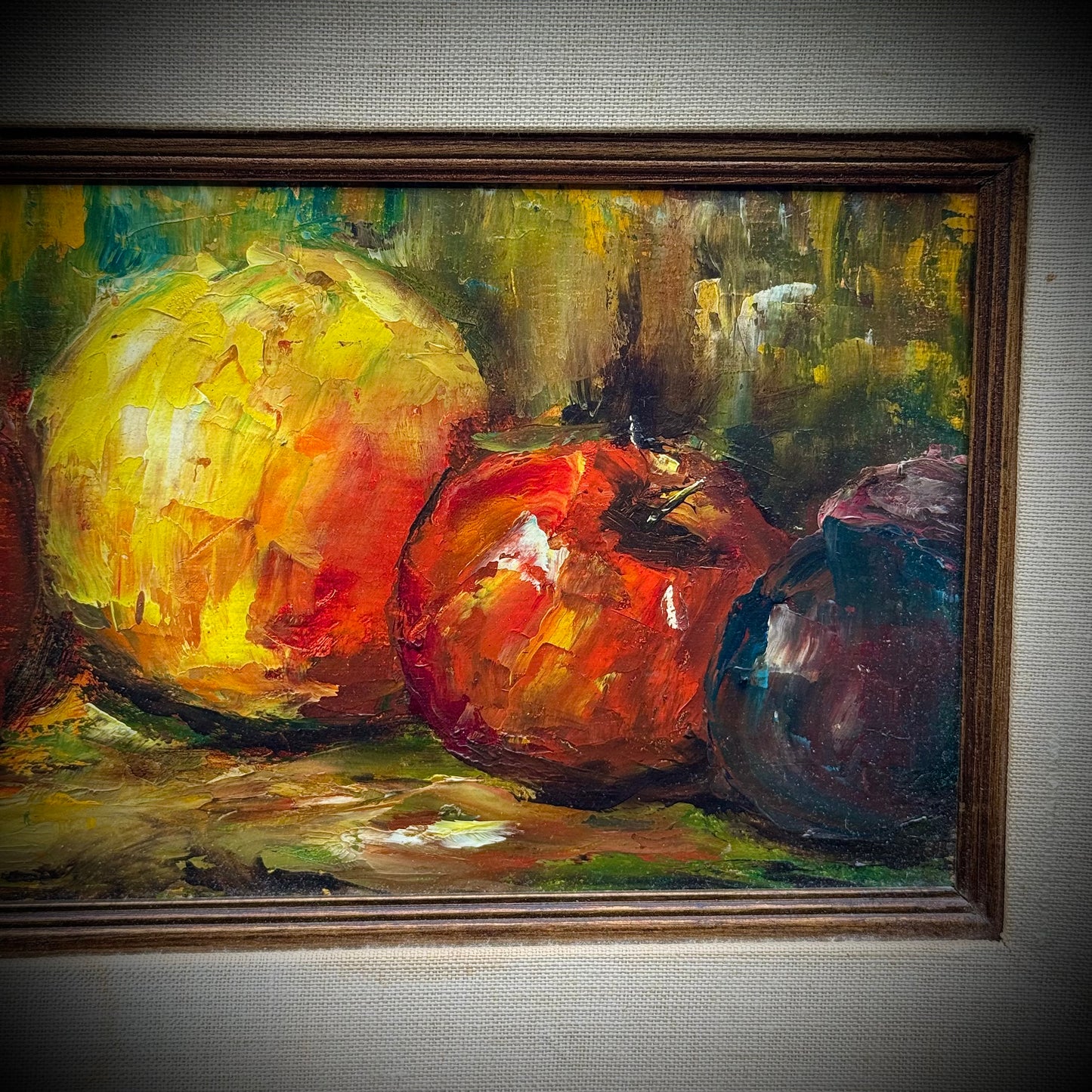Vintage Original Still Life Oil Painting by Artist Eileen Aland