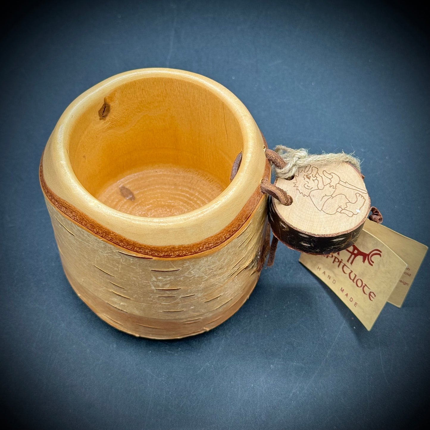 Hand Crafted Finnish Arctic Birch Cup - New with Tags