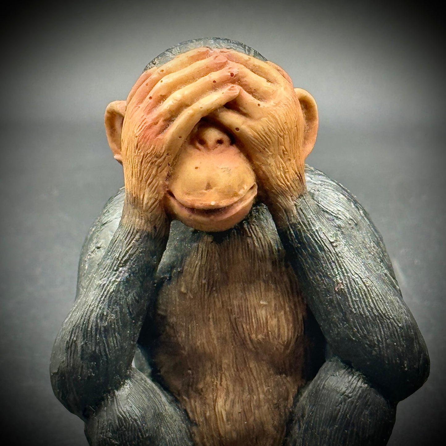 Highly Detailed "See No Evil, Hear No Evil, Speak No Evil" Monkey Figurine Set