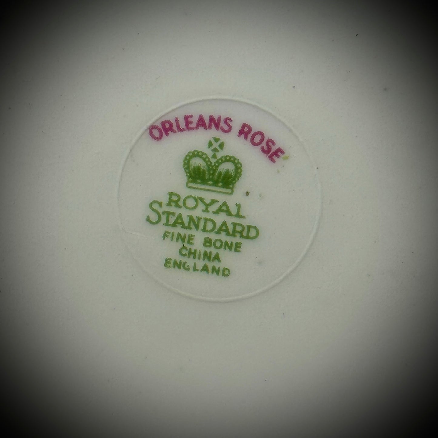 Set of 3 Royal Standard Orleans Rose Tea Cup, Saucer & Biscuit Dish Fine Bone China