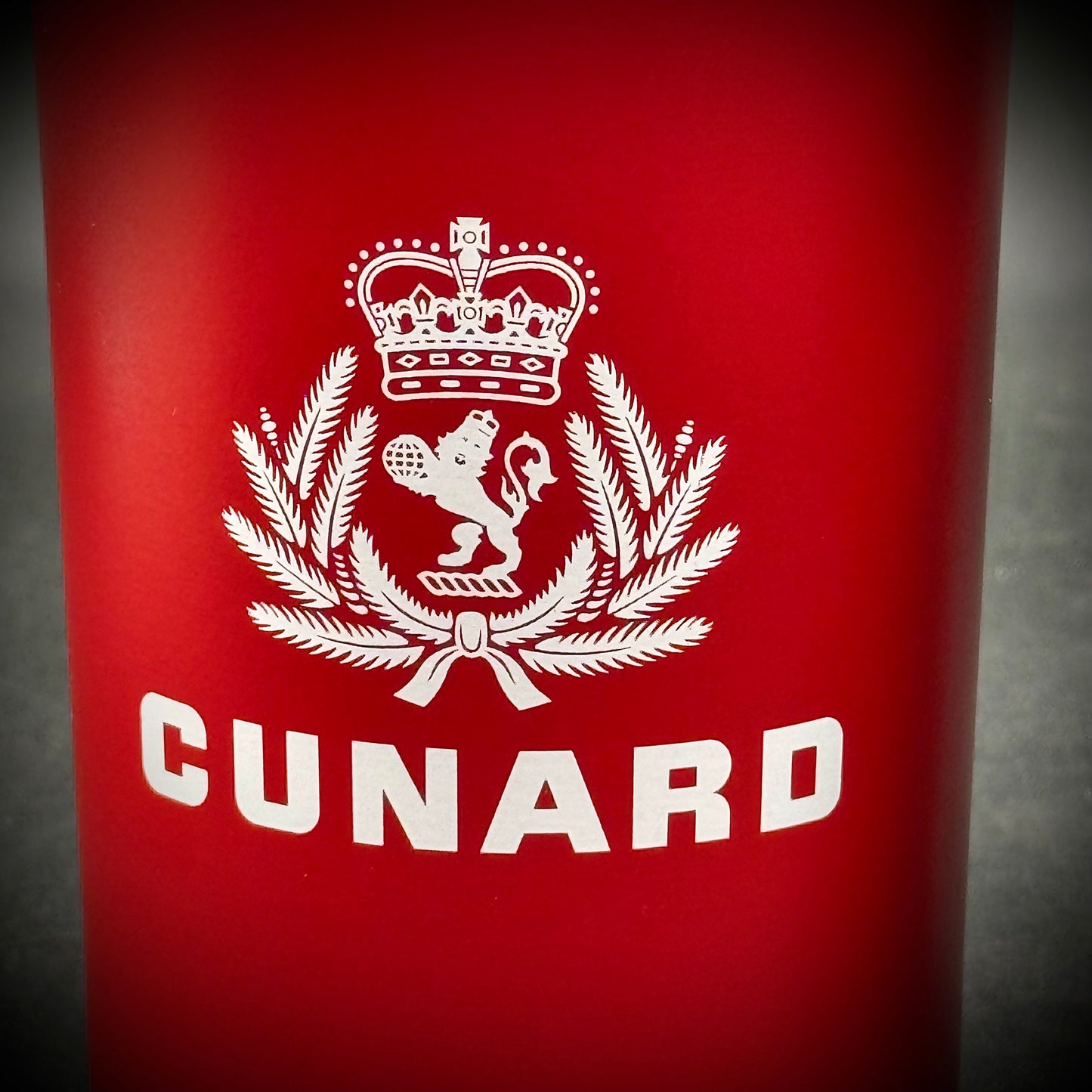 Pair of New Cunard Line Tumblers with Royal Crest