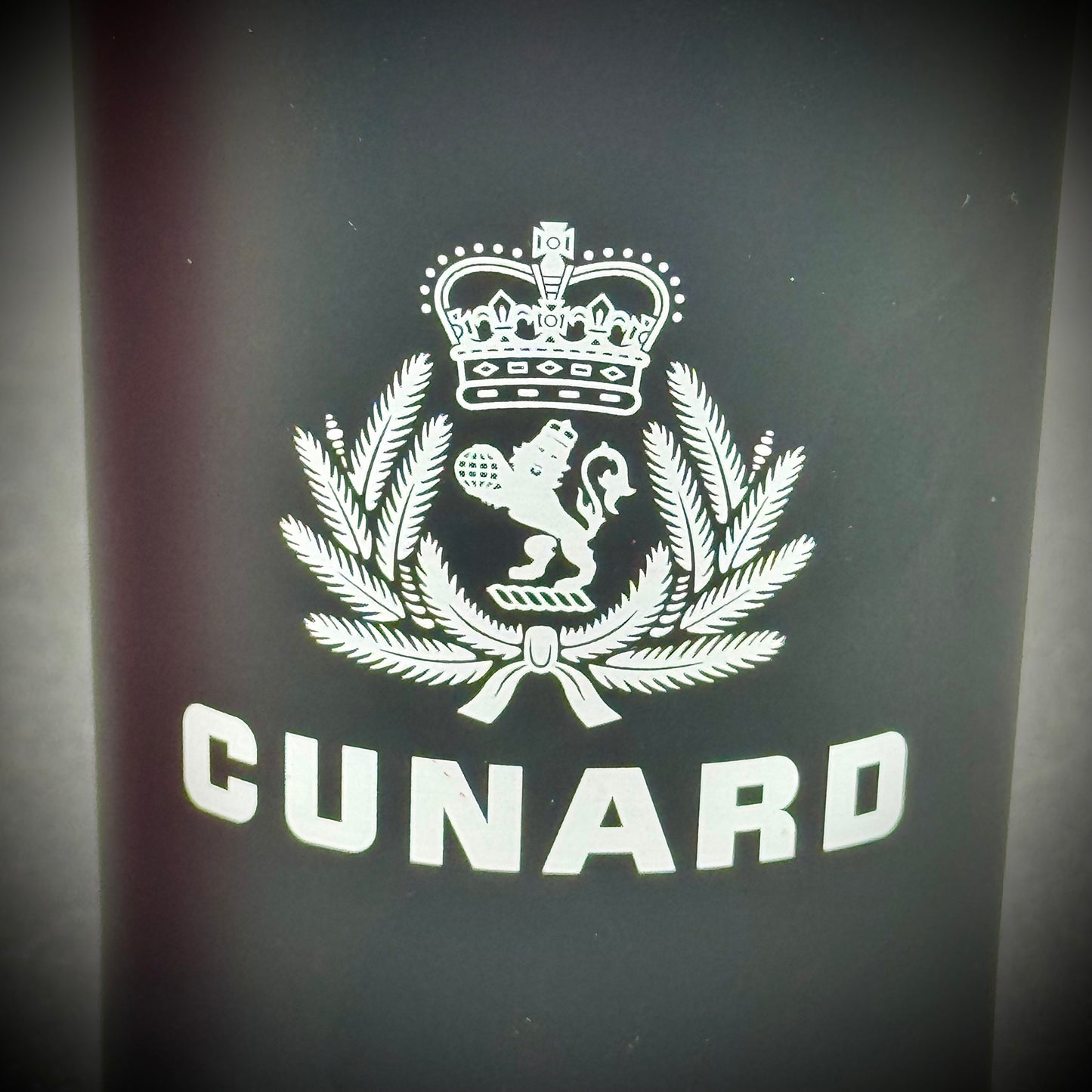 Pair of New Cunard Line Tumblers with Royal Crest