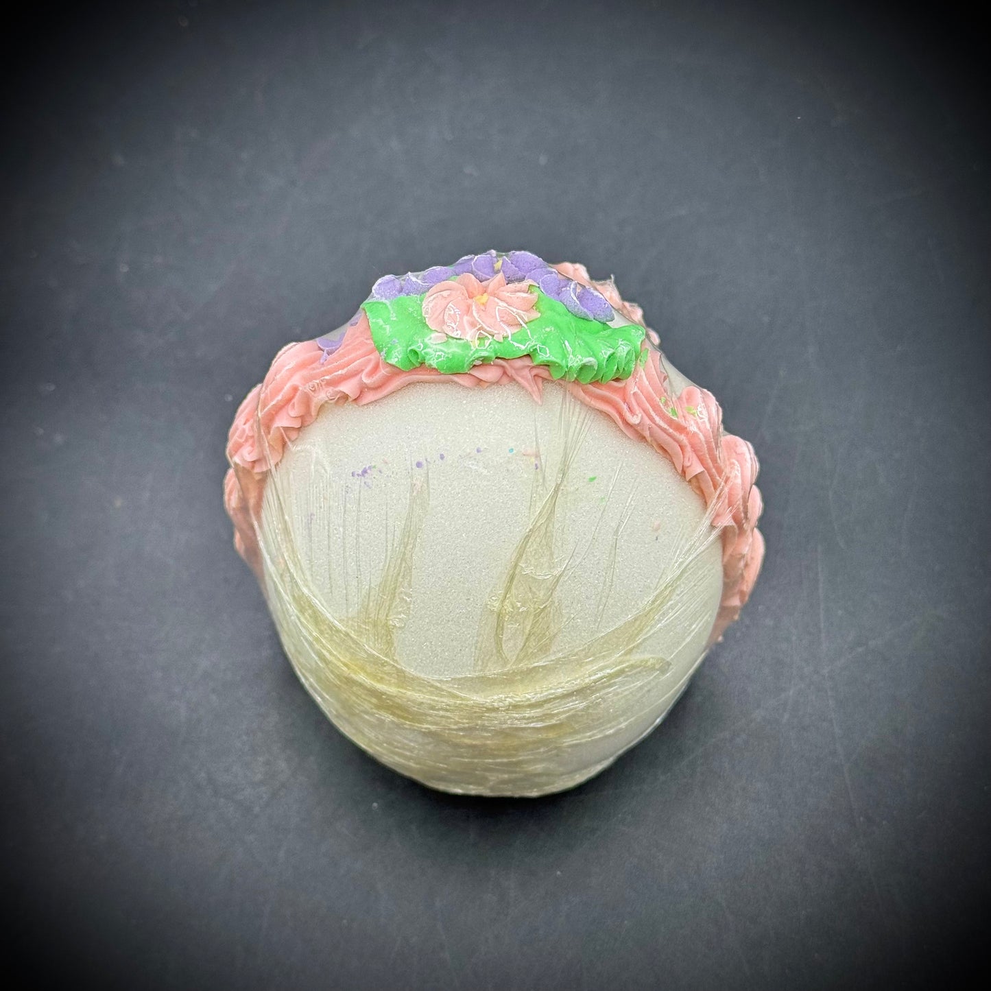 Sugar Egg Diorama with Swan Motif