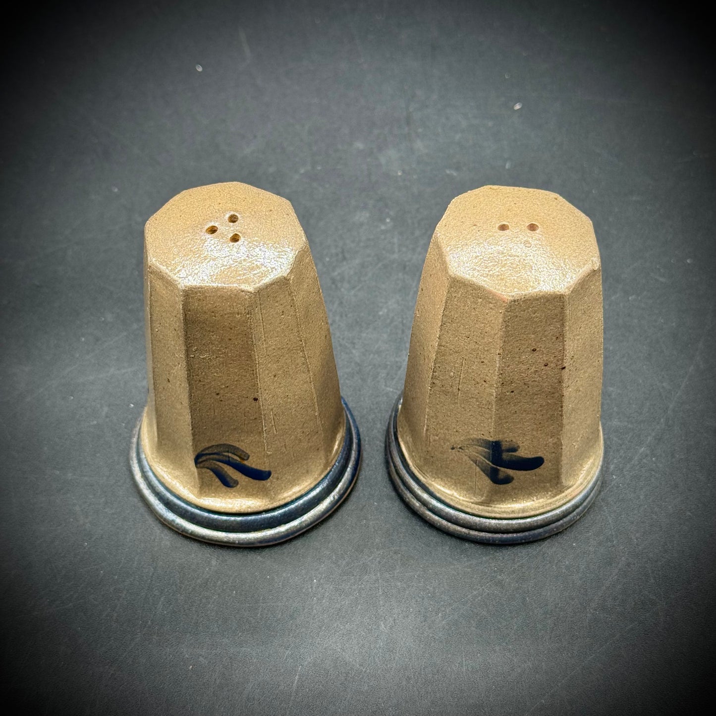 Vintage Rowe, Wisconsin Stoneware S&P Set